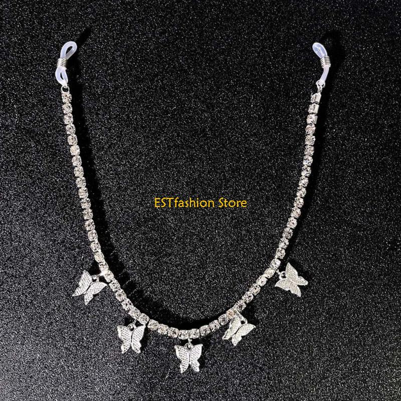 Body Jewelry Nipple Chain - Y5GC Women Rhinestones Nipple Rings with