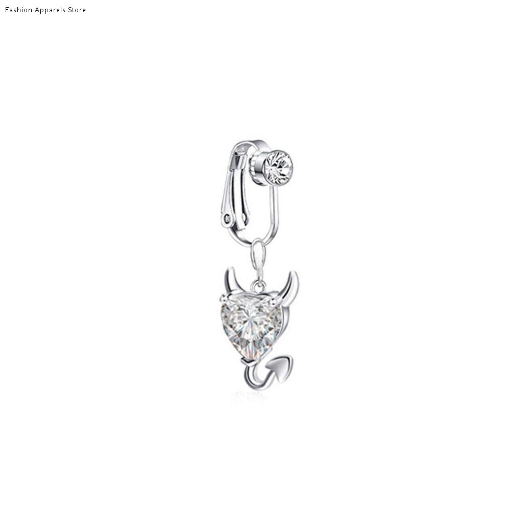 Body Jewelry Piercing - Rhinestone Stainless Steel Body Piercing Jewelry