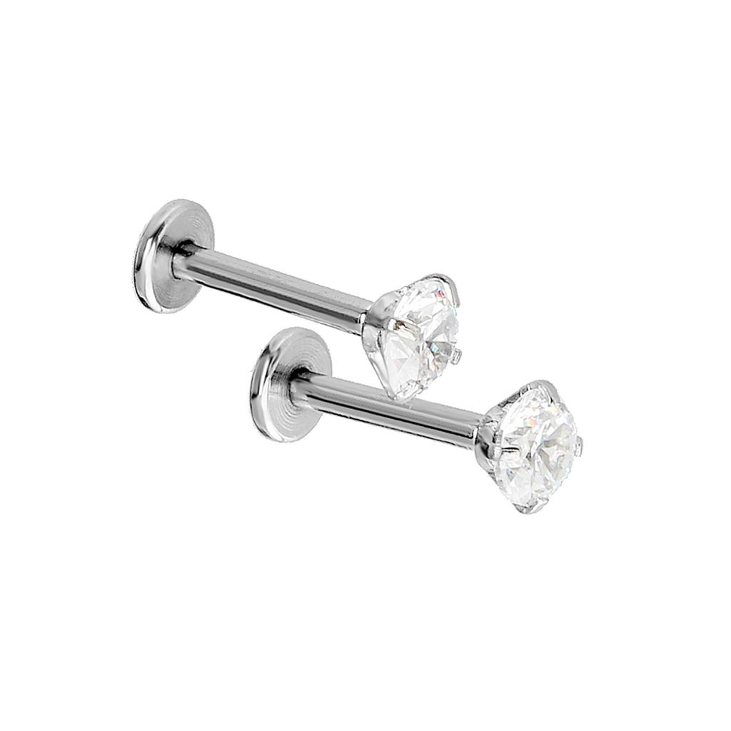 Body Jewelry Universe - Stainless Steel Nose Ring Silver Piercing