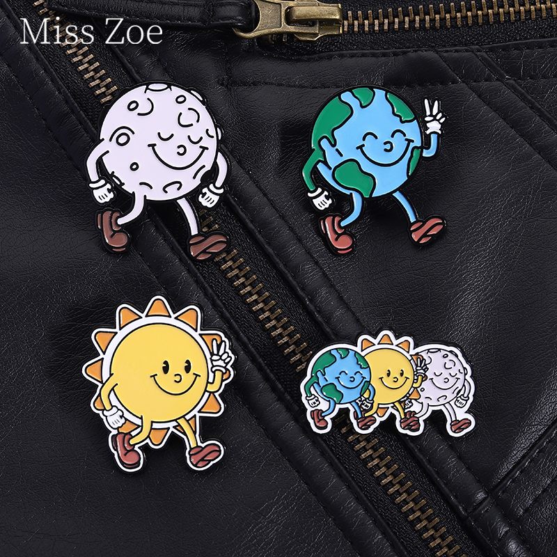 Body Jewelry Universe - Smile Celestial Body Earth Sun Moon