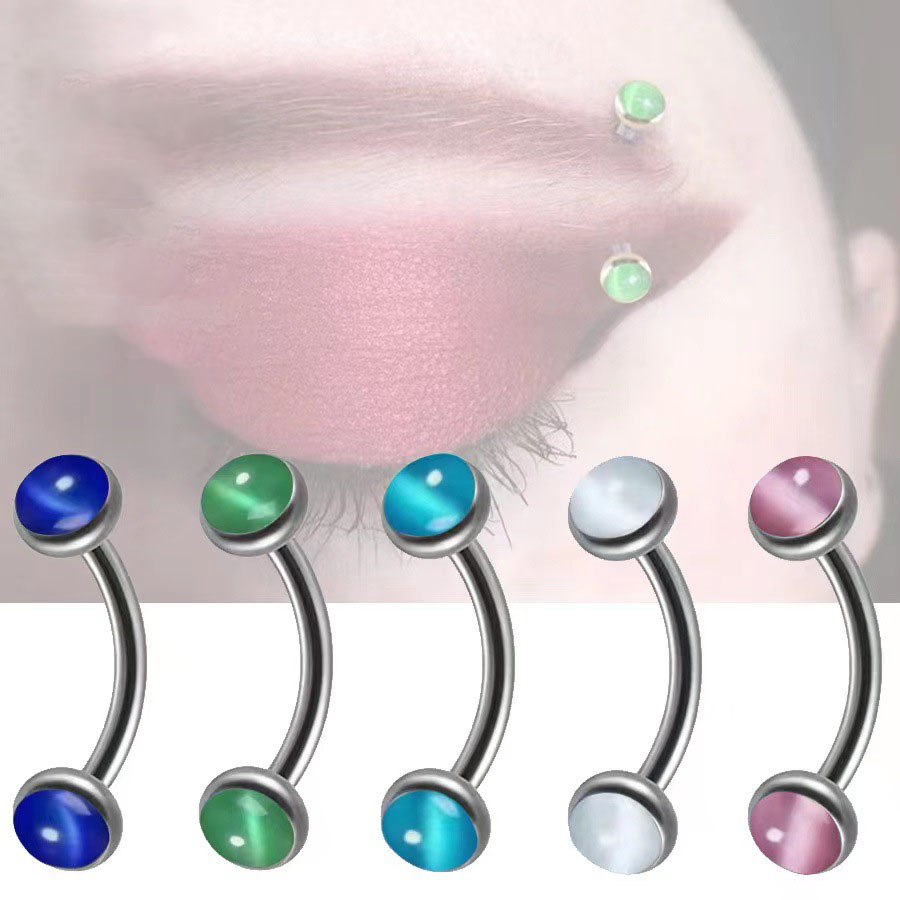 1Piece Eyebrow Piercing Banana - огляд і ціна Eyebrow Curved Barbell
