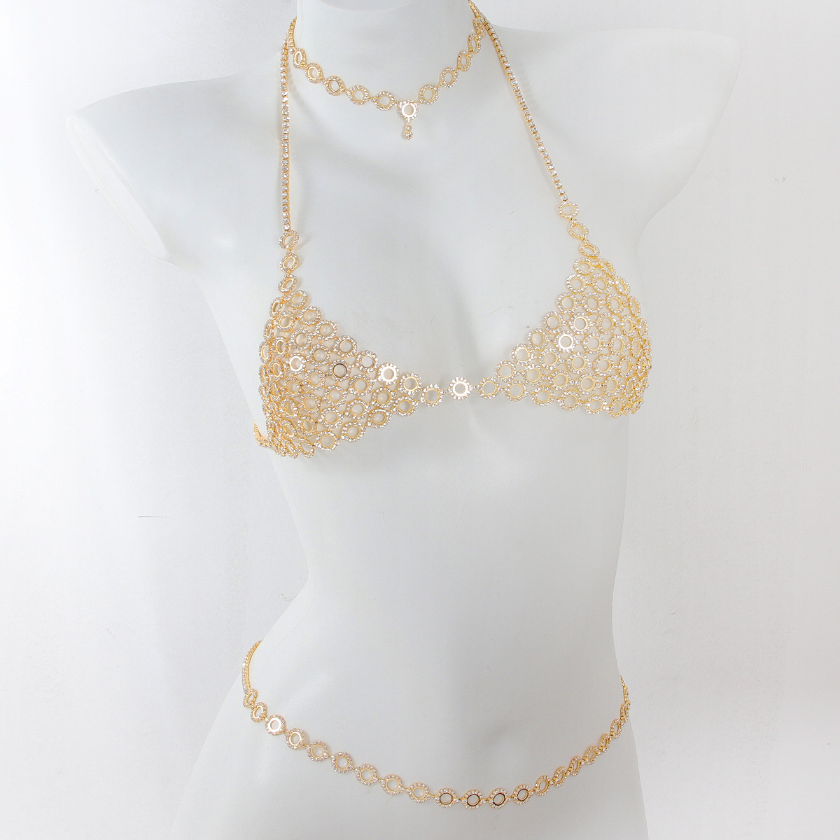 Fashionable Circular Splicing  - огляд і ціна Body Jewelry Necklace