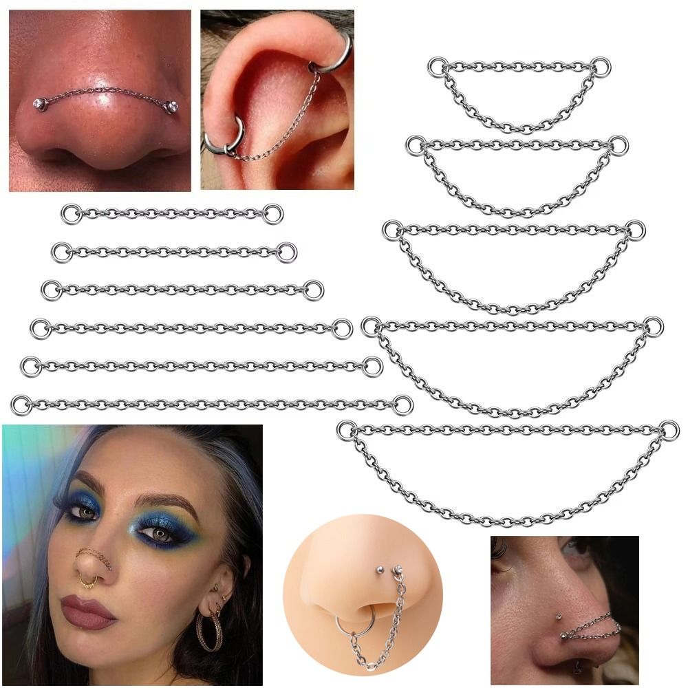 Fashion Titanium Nose Chain Th - огляд і ціна Body Jewelry Piercing