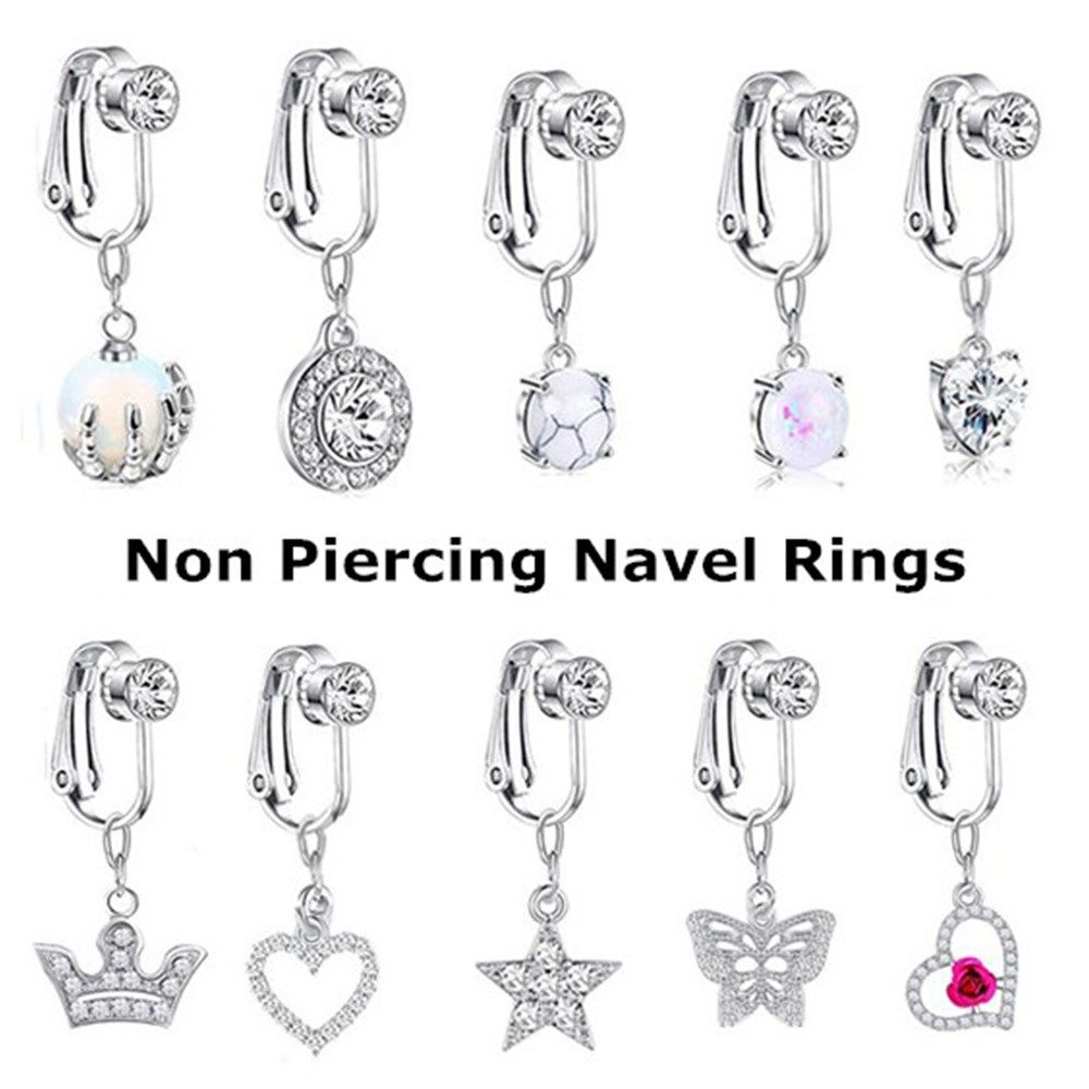 Accessories Clip On Earrings C - огляд і ціна Body Jewelry Piercing