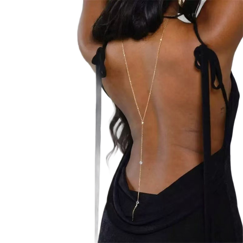 European and American cross-bo - огляд і ціна Body Jewelry Back