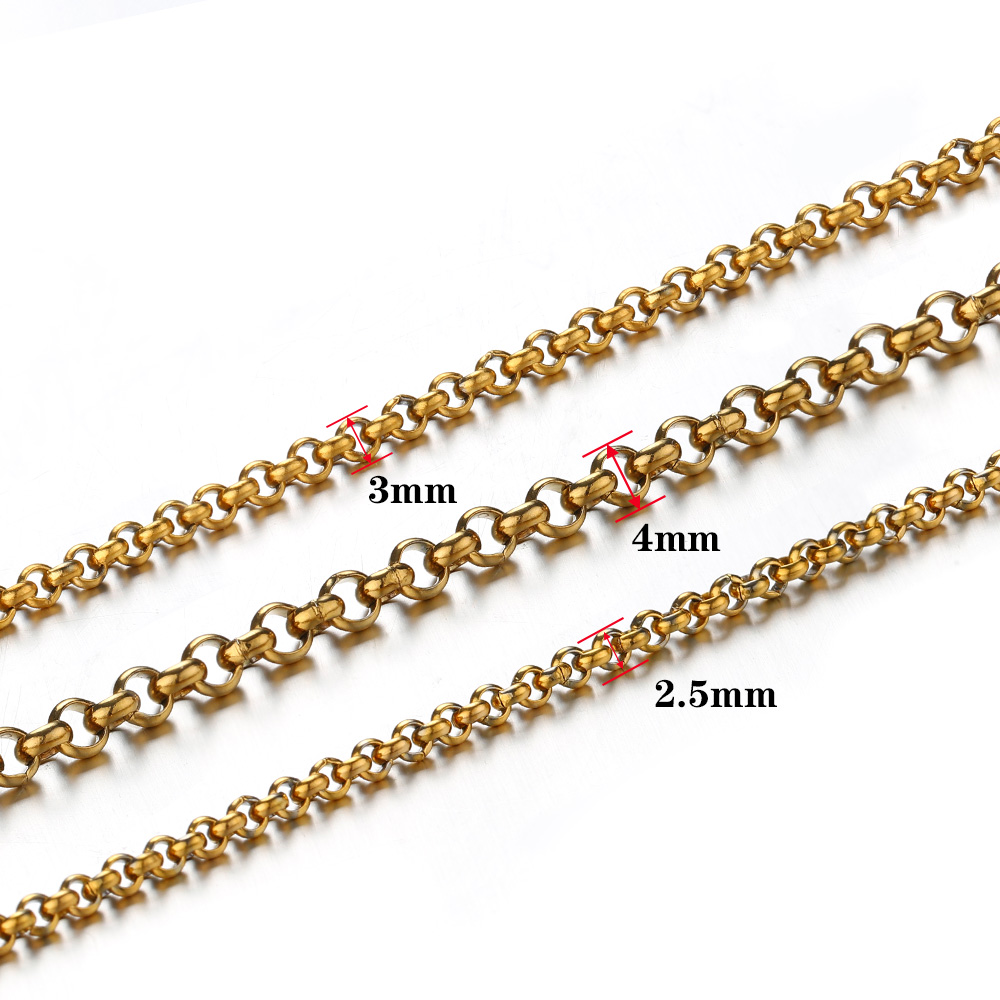1 meter 2-4mm Stainless Steel  - огляд і ціна Body Jewelry Necklace