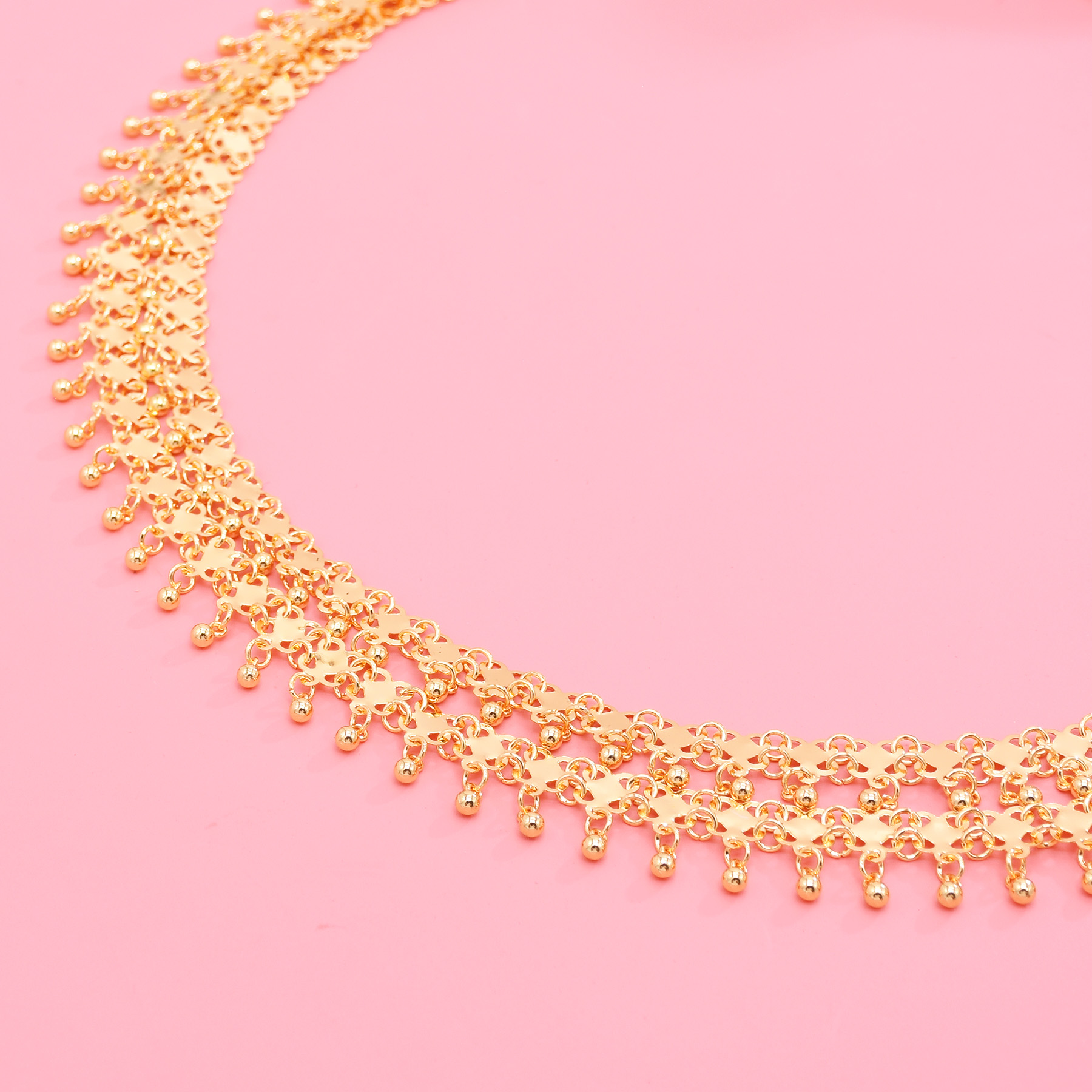 Golden Beads Tassel Shoulder C - огляд і ціна Body Jewelry Indian
