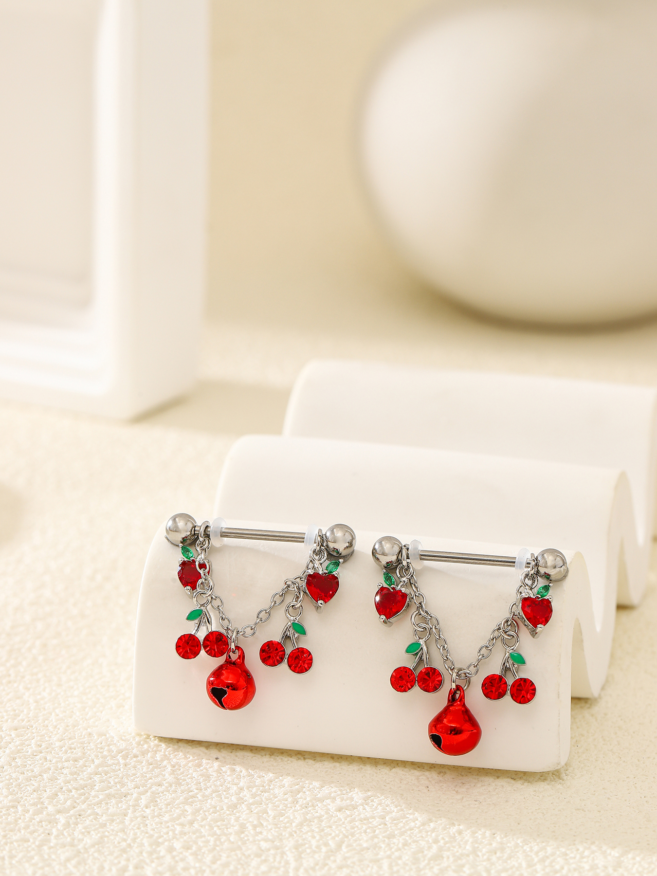 2pcs Fashionable And Cute Frui - огляд і ціна Body Jewelry Nipple Chain