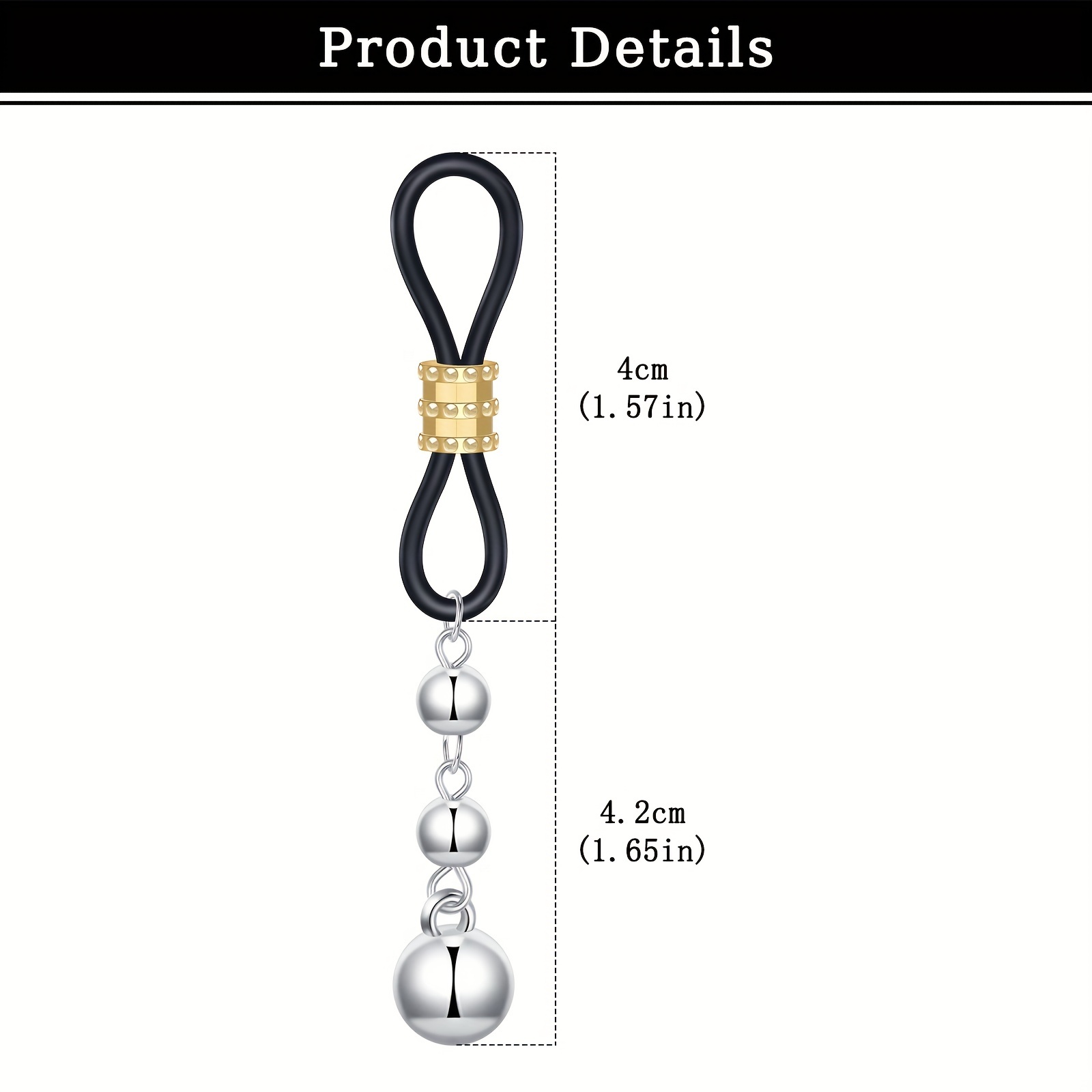 Men's Stainless Steel Fake Nip - огляд і ціна Body Jewelry Nipple Chain
