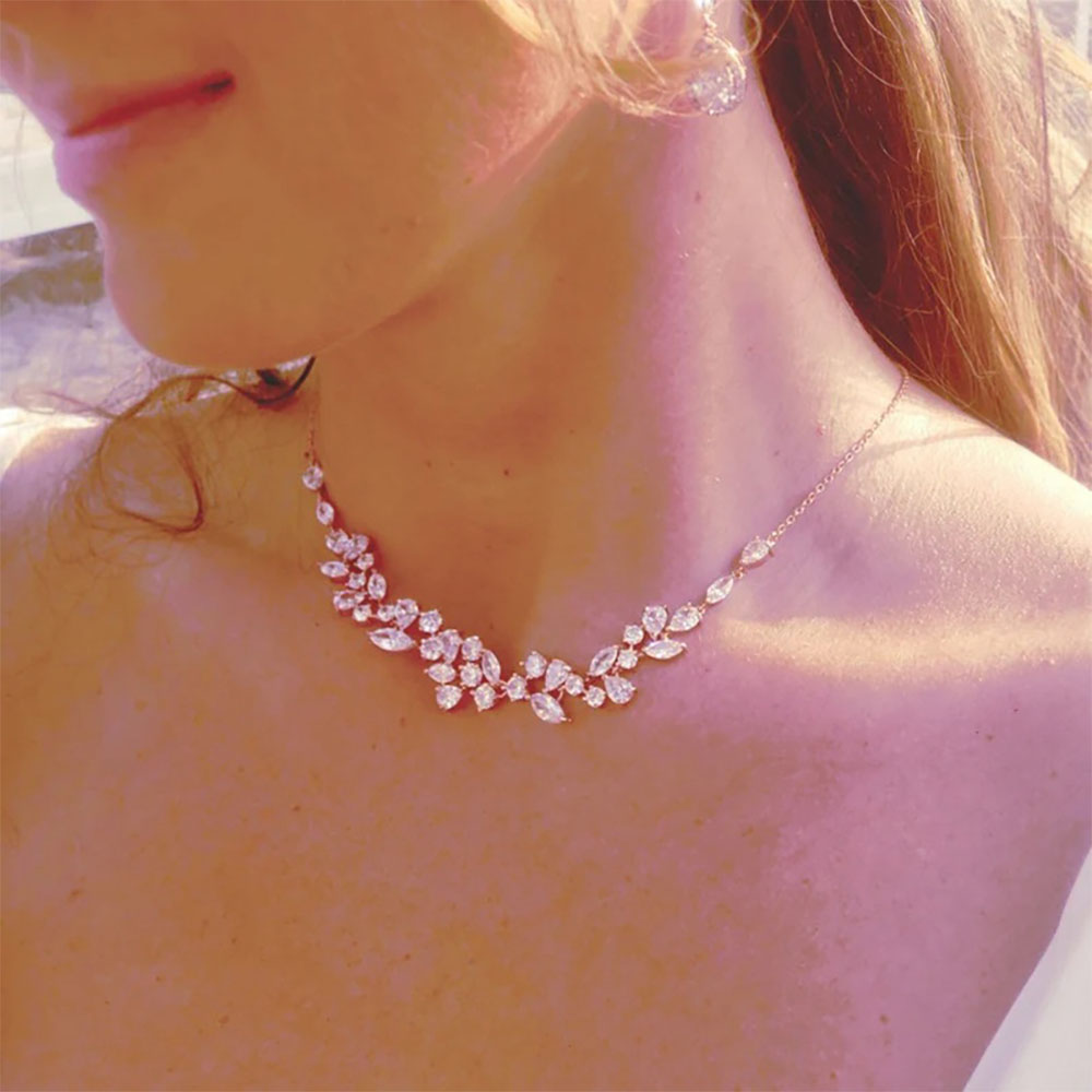 Luxury Leaf Silver Body Chain  - огляд і ціна Body Jewelry Back