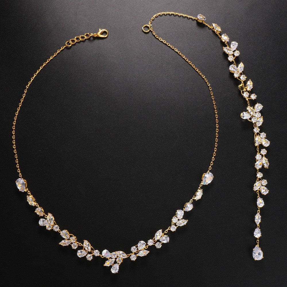 Luxury Leaf Silver Body Chain  - огляд і ціна Body Jewelry Back