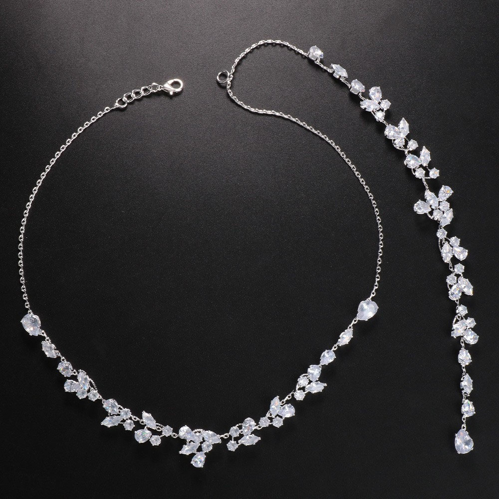 Luxury Leaf Silver Body Chain  - огляд і ціна Body Jewelry Back