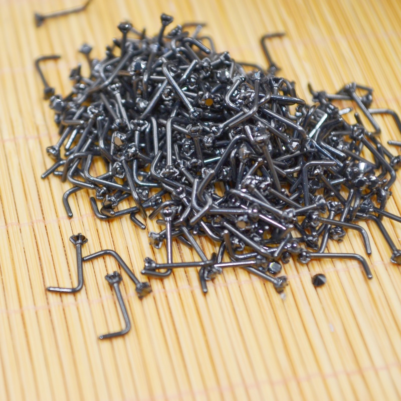 Wholesale 50pcs/Lot 20G PVD Co - огляд і ціна Nostril Screw Pin