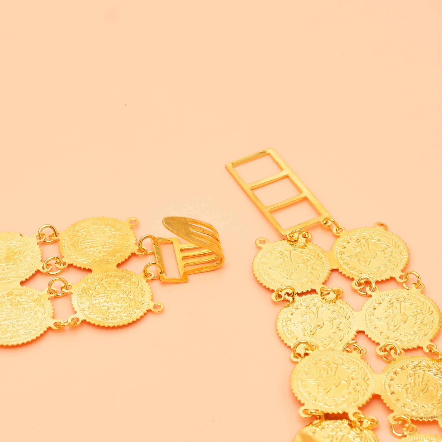 Golden Double Layer Coins Long - огляд і ціна Body Jewelry Indian