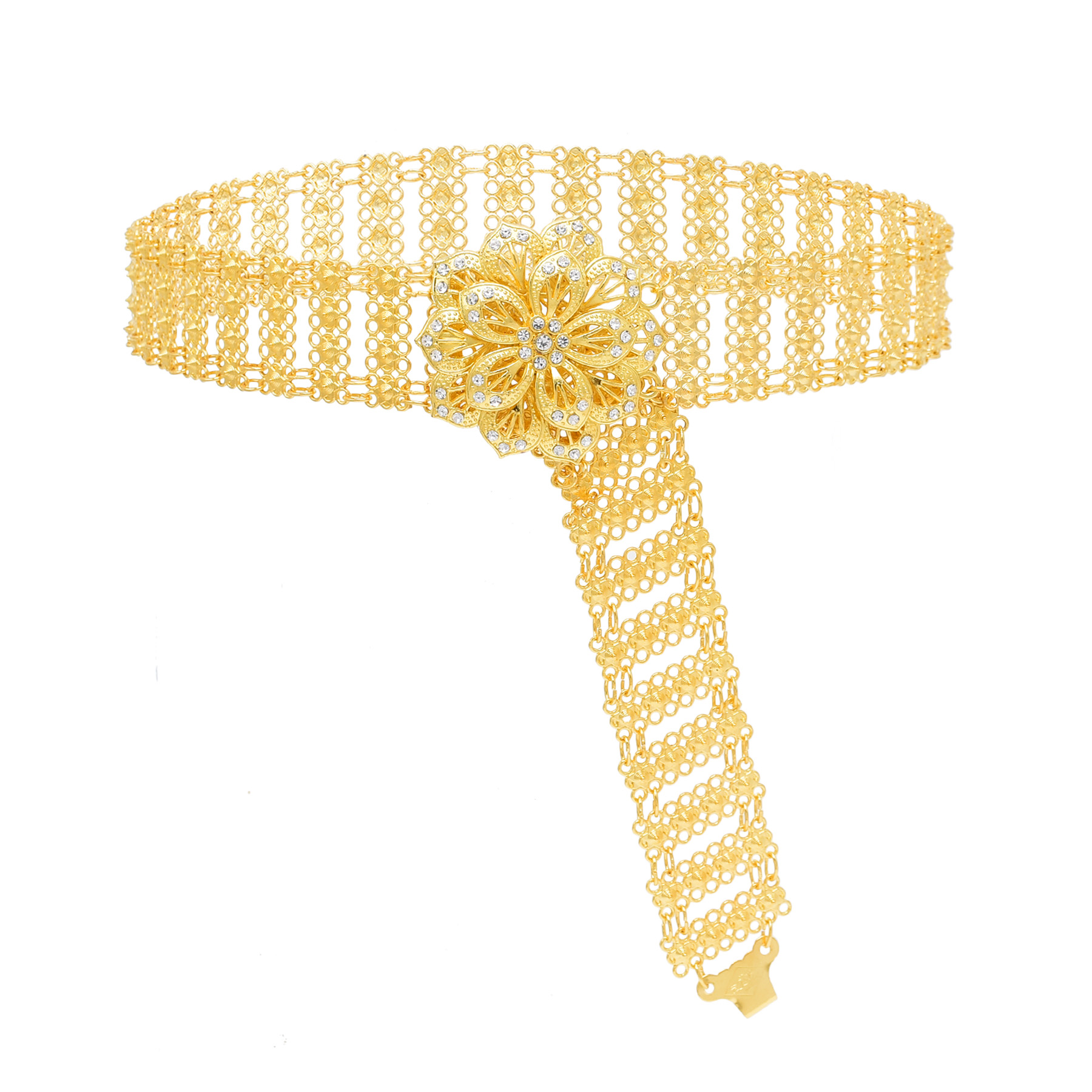 Golden Metal Big 3D Flower Cha - огляд і ціна Body Jewelry Indian