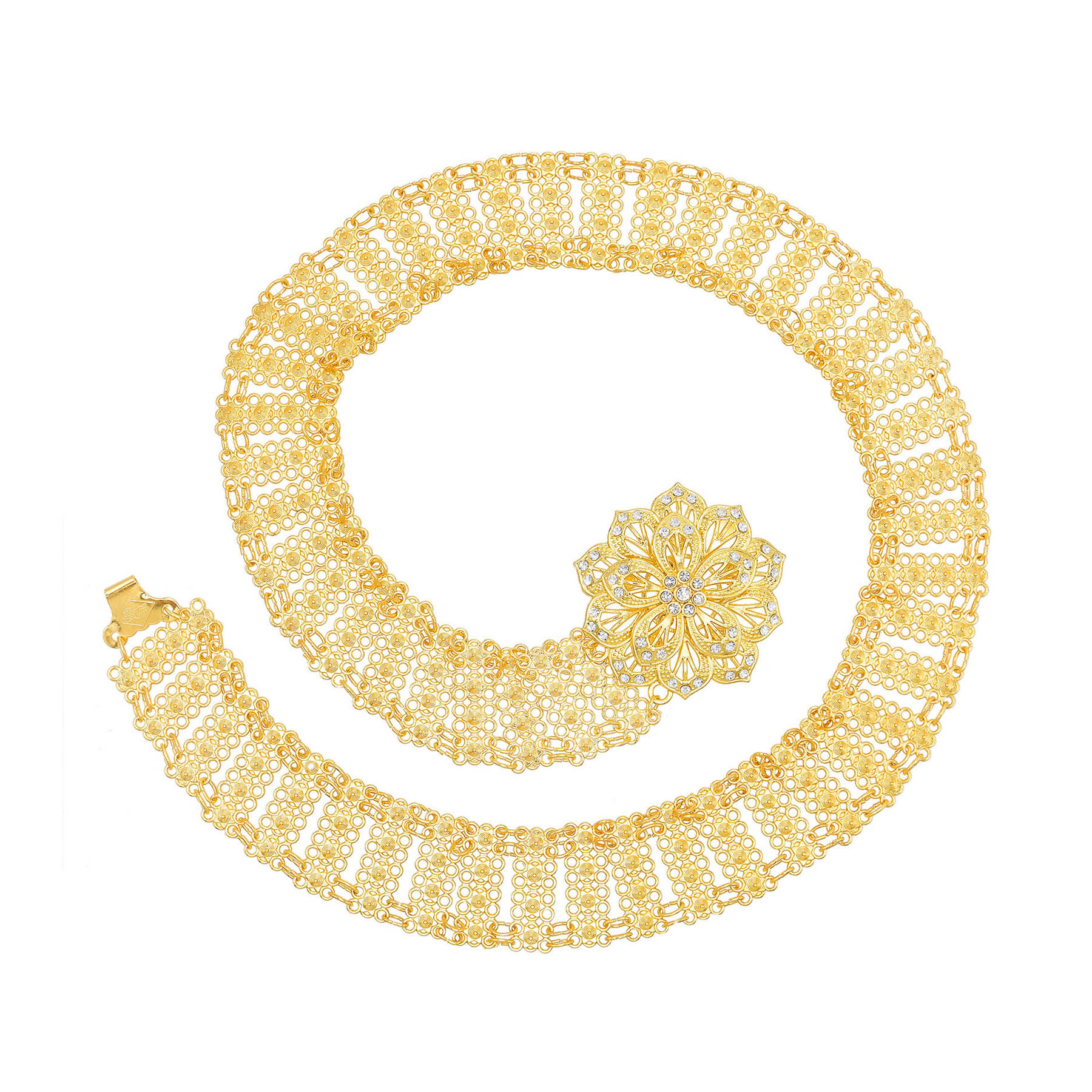 Golden Metal Big 3D Flower Cha - огляд і ціна Body Jewelry Indian