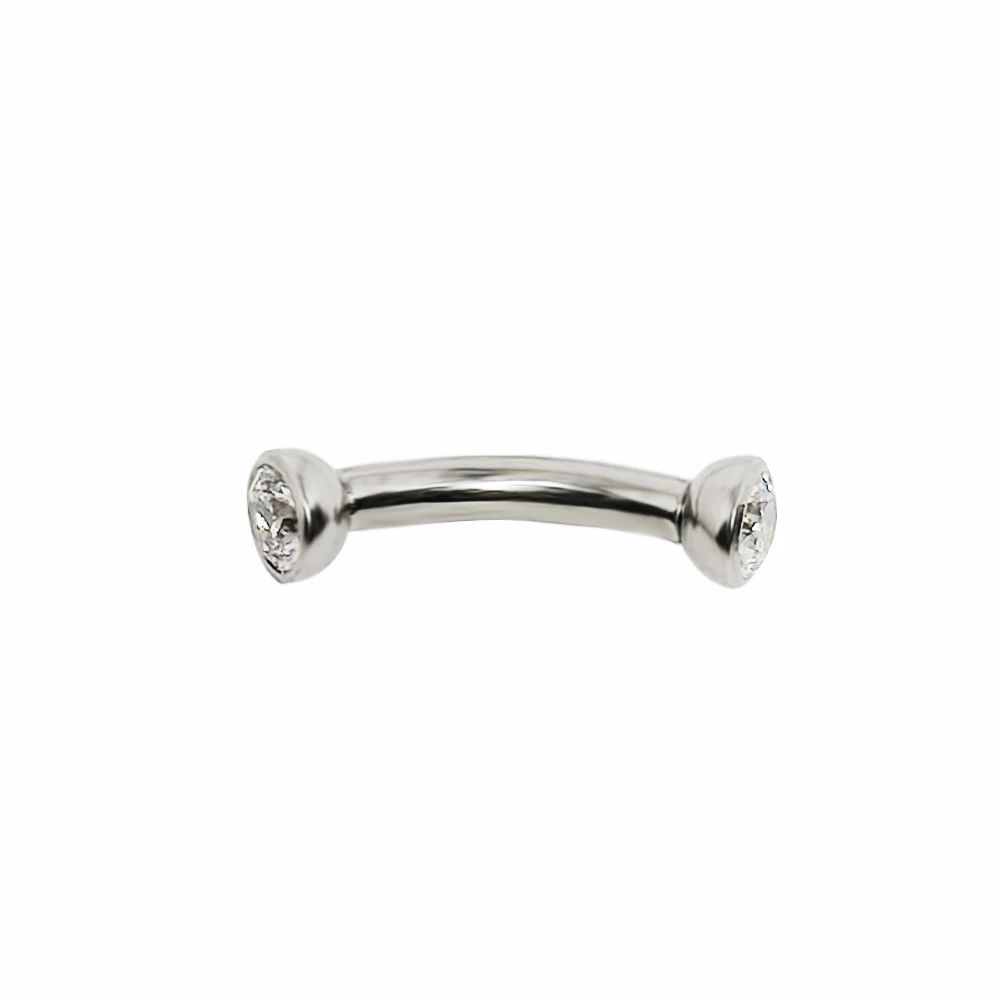 F136 Titanium Piercings Eyebro - огляд і ціна Eyebrow Curved Barbell