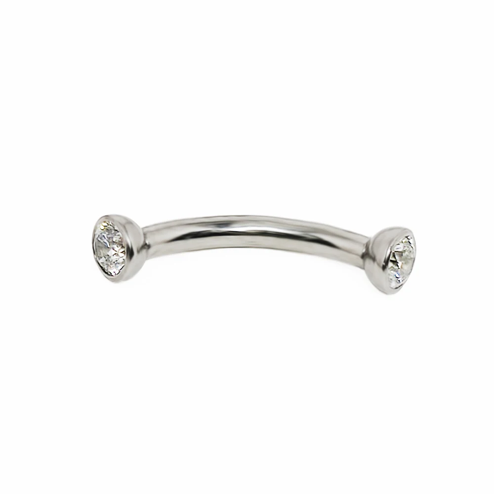 F136 Titanium Piercings Eyebro - огляд і ціна Eyebrow Curved Barbell