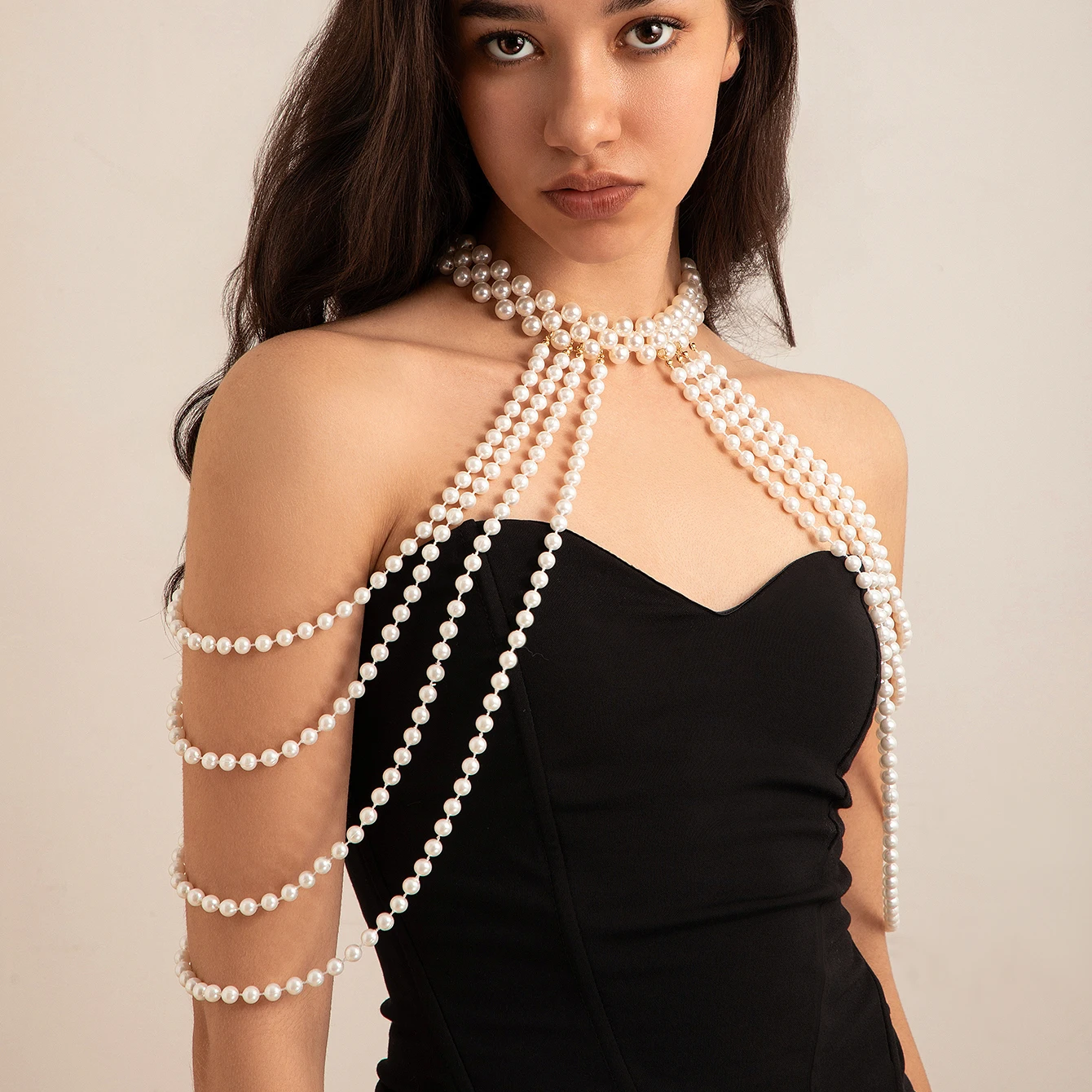 Bridal Tassel Imitation Pearl  - огляд і ціна Body Jewelry Necklace