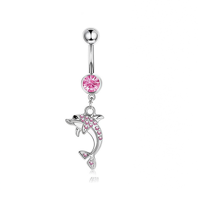 1PCS Pink Crown Belly Button R - огляд і ціна Body Jewelry Piercing