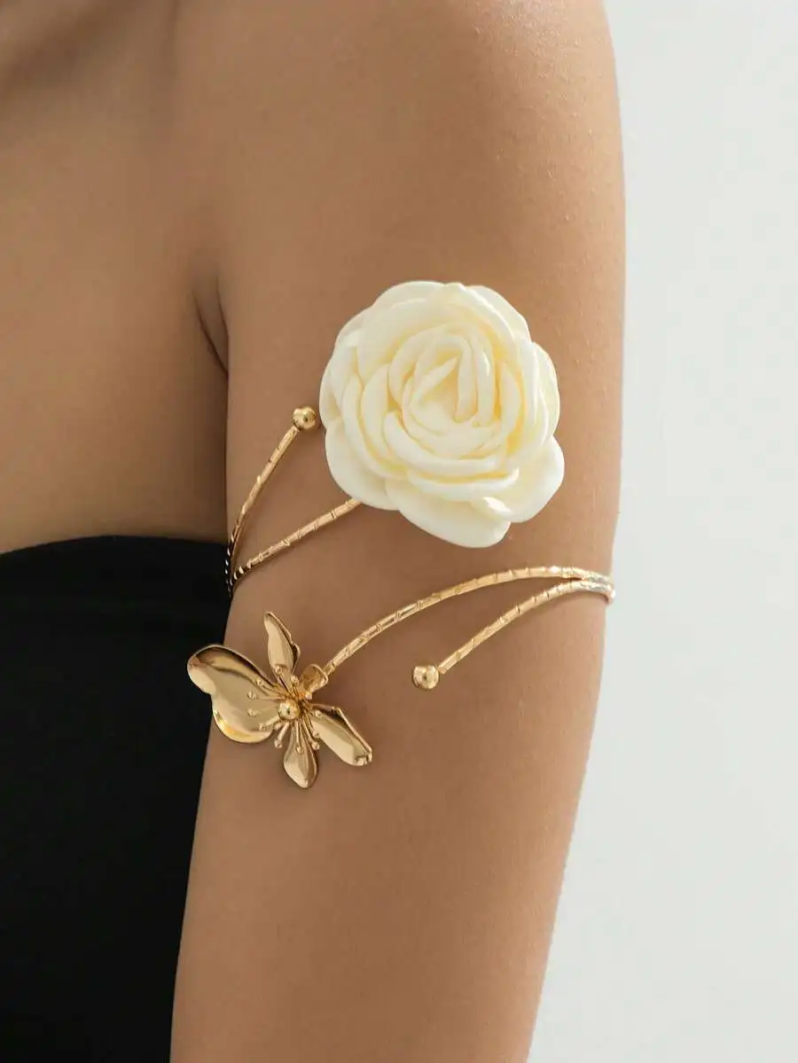 Floral Pearl Necklace Earring  - огляд і ціна Body Jewelry Necklace