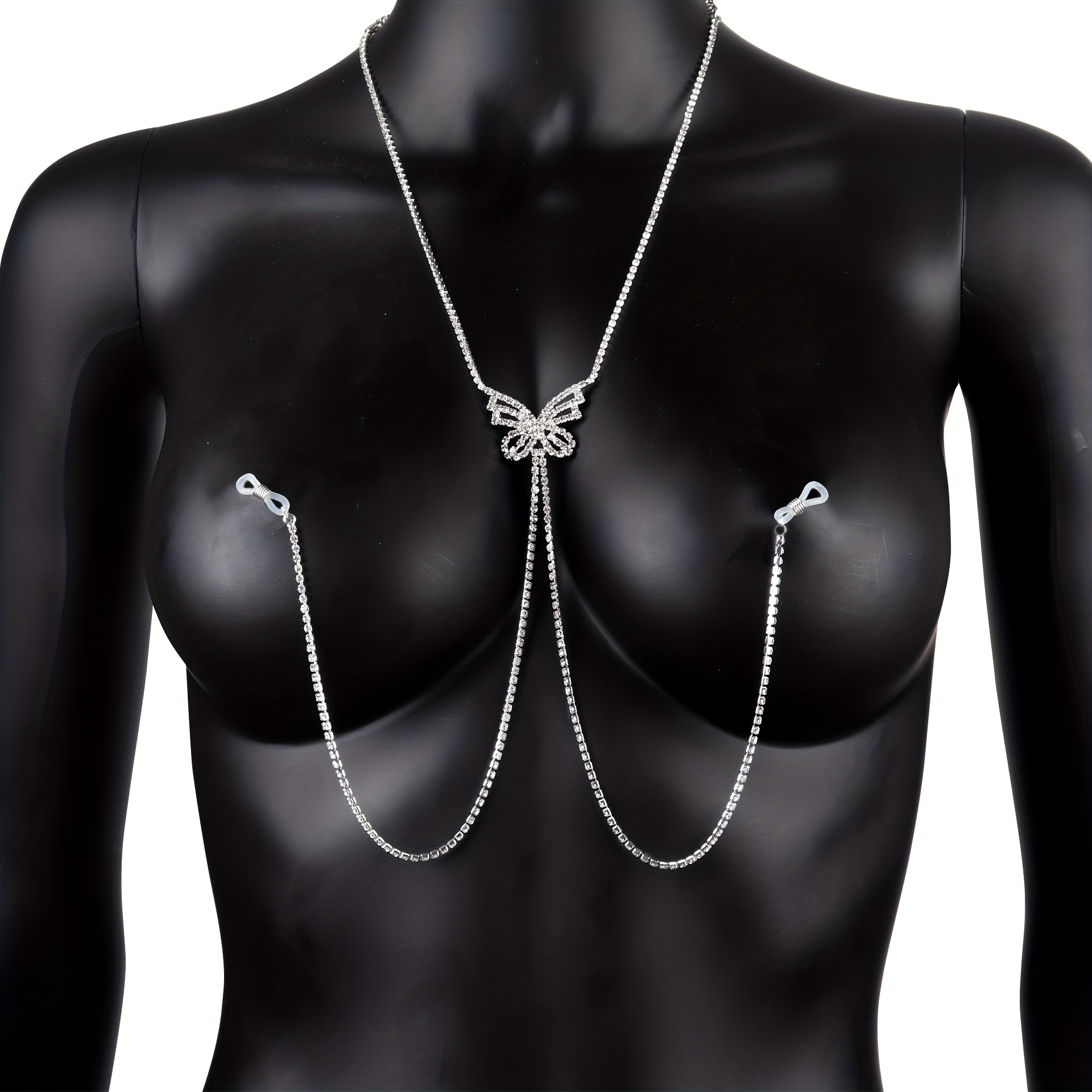 1 pc Tassel Butterfly Nipple C - огляд і ціна Body Jewelry Nipple Chain