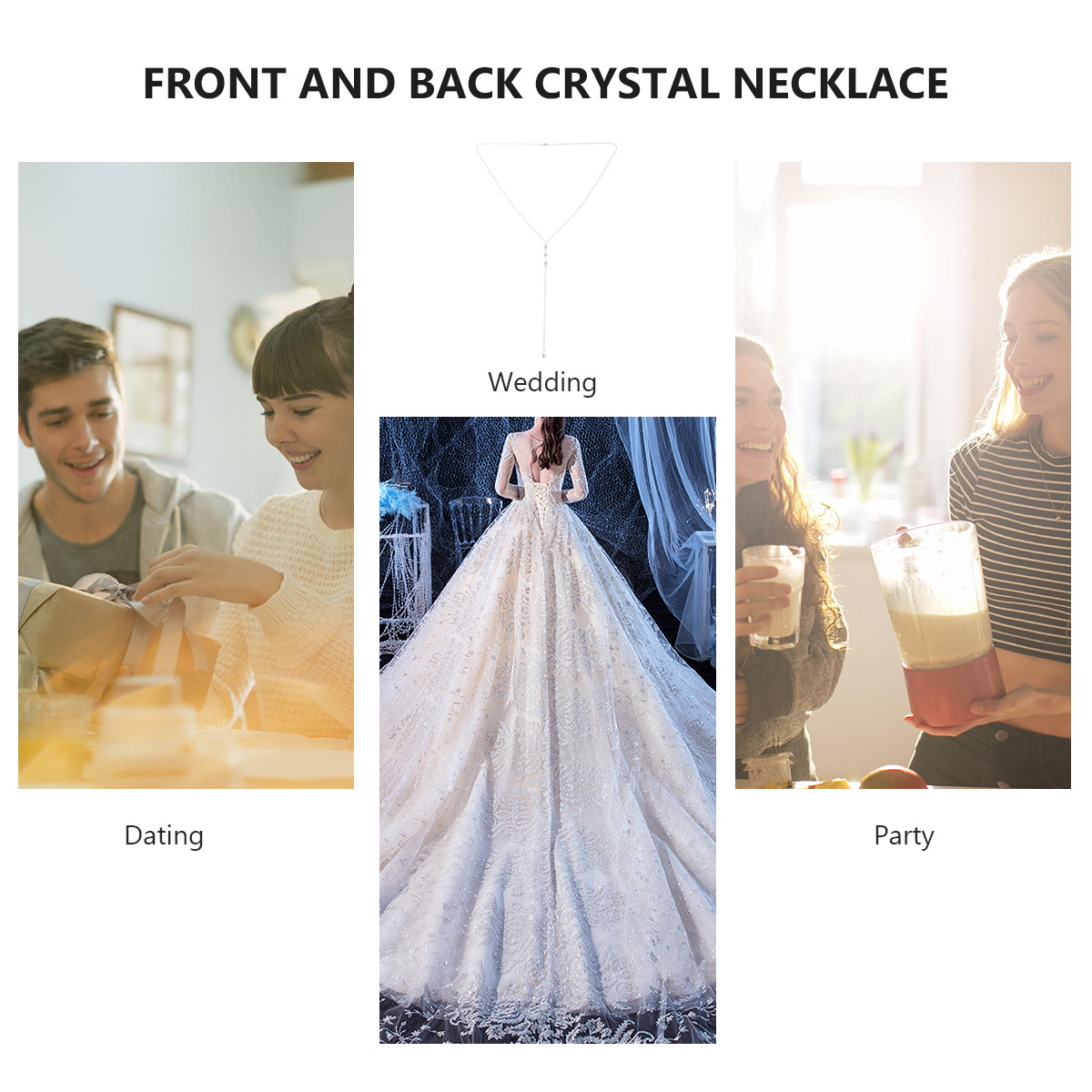 Crystal Necklace Holiday Silve - огляд і ціна Body Jewelry Piercing
