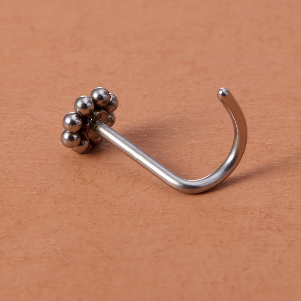 1pc of Flower-Shaped Screw Nos - огляд і ціна Nostril Screw Pin