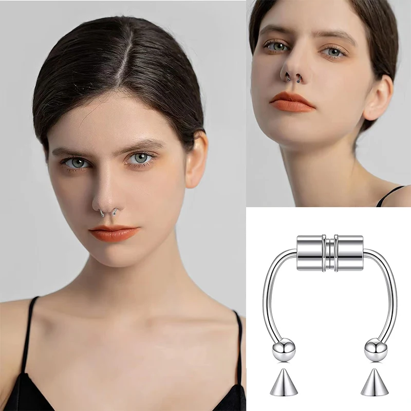 Fake Piercing Nose Ring Hoop S - огляд і ціна Body Jewelry Piercing
