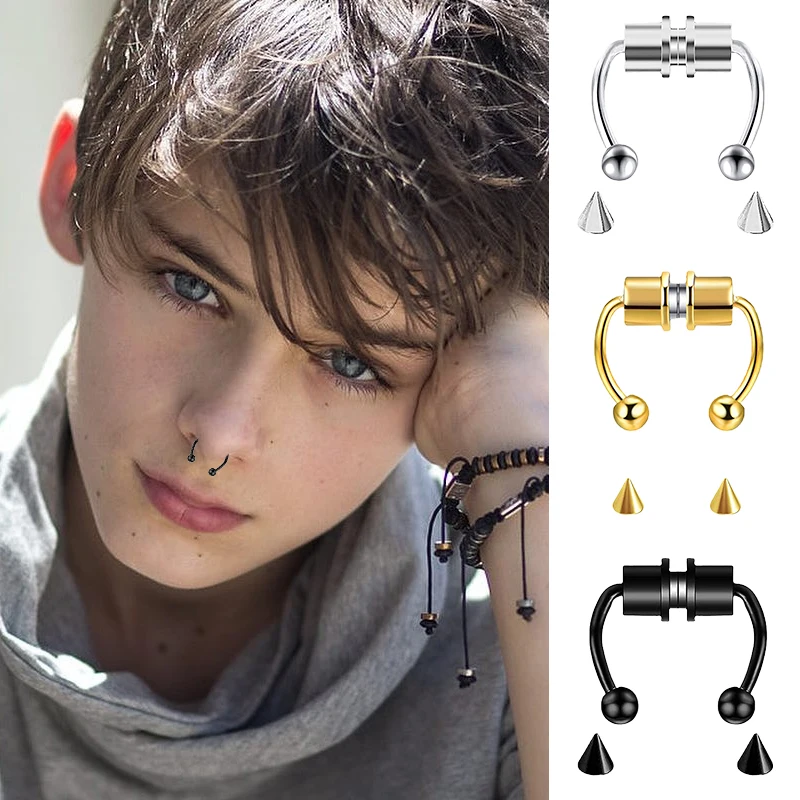 Fake Piercing Nose Ring Hoop S - огляд і ціна Body Jewelry Piercing