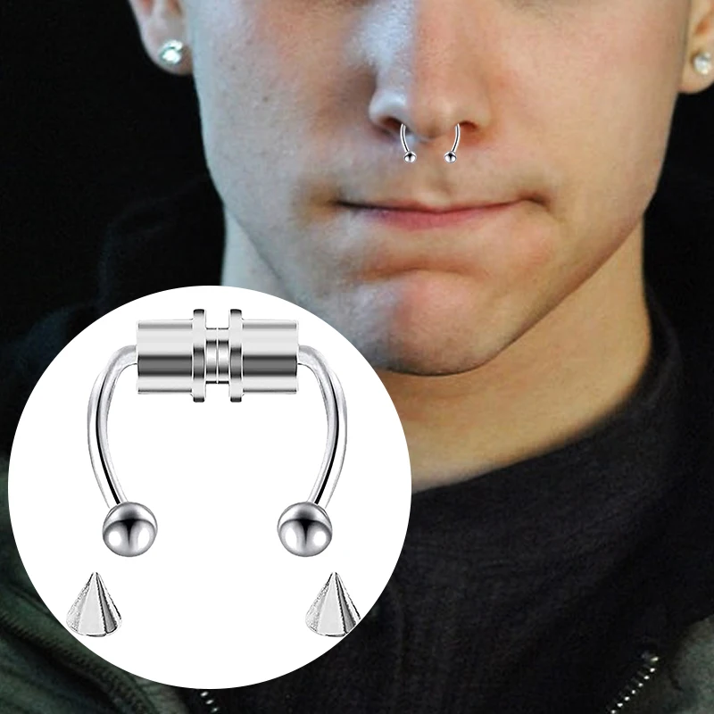 Fake Piercing Nose Ring Hoop S - огляд і ціна Body Jewelry Piercing