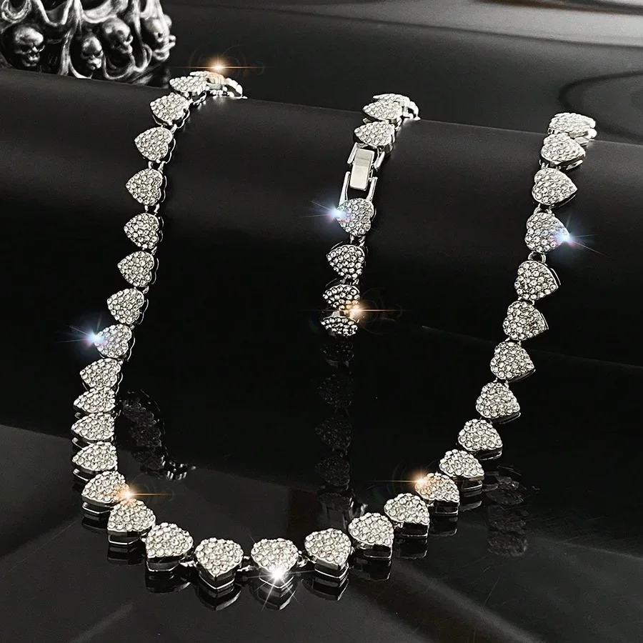 45CM New Hip Hop Tennis Chain  - огляд і ціна Body Jewelry Necklace
