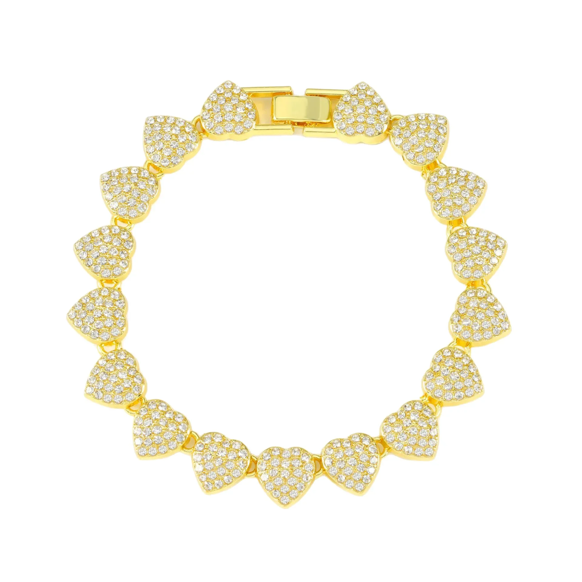 45CM New Hip Hop Tennis Chain  - огляд і ціна Body Jewelry Necklace