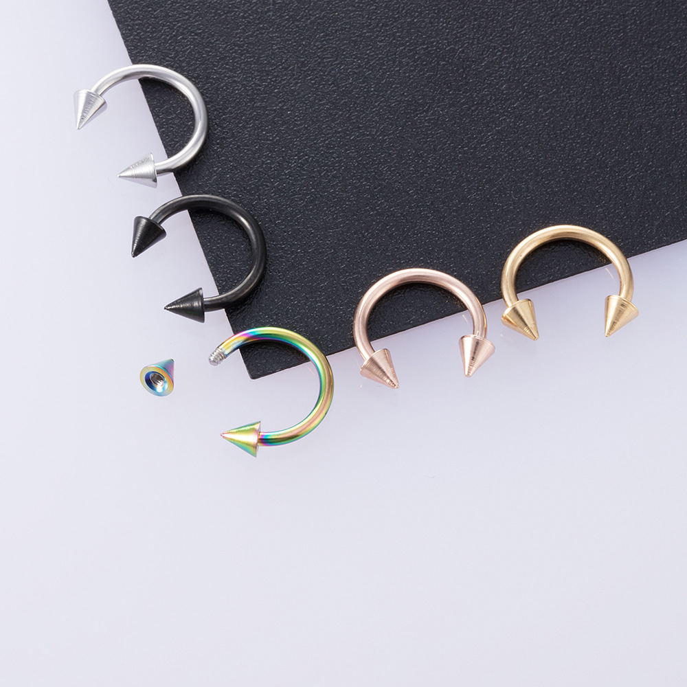 New simple stainless steel C-t - огляд і ціна Body Jewelry Piercing