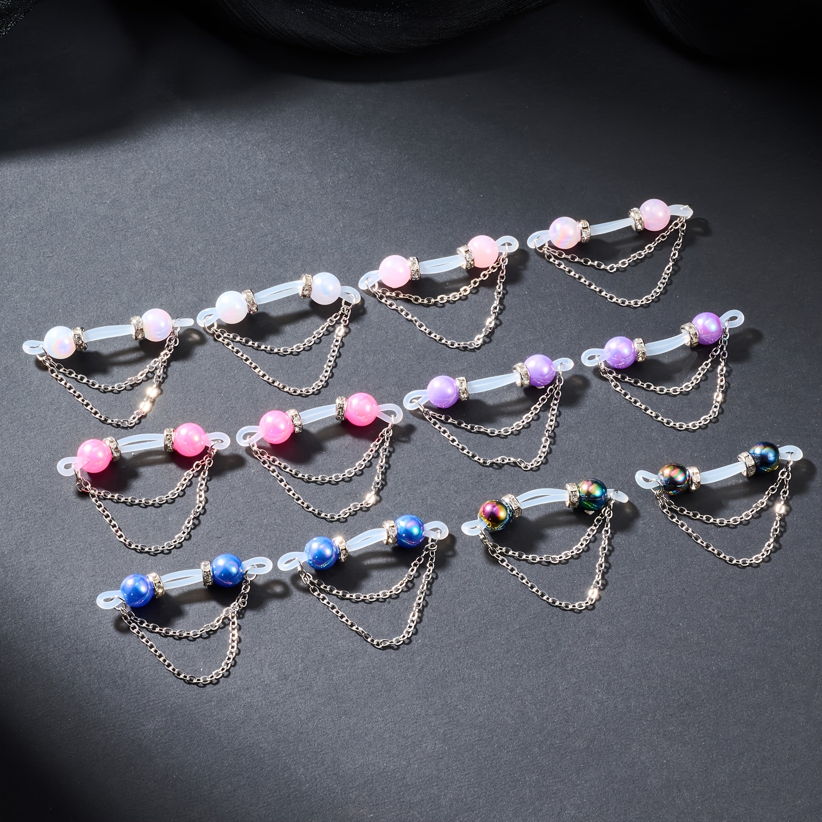 2 Exquisite Sparkling And Colo - огляд і ціна Body Jewelry Nipple Chain