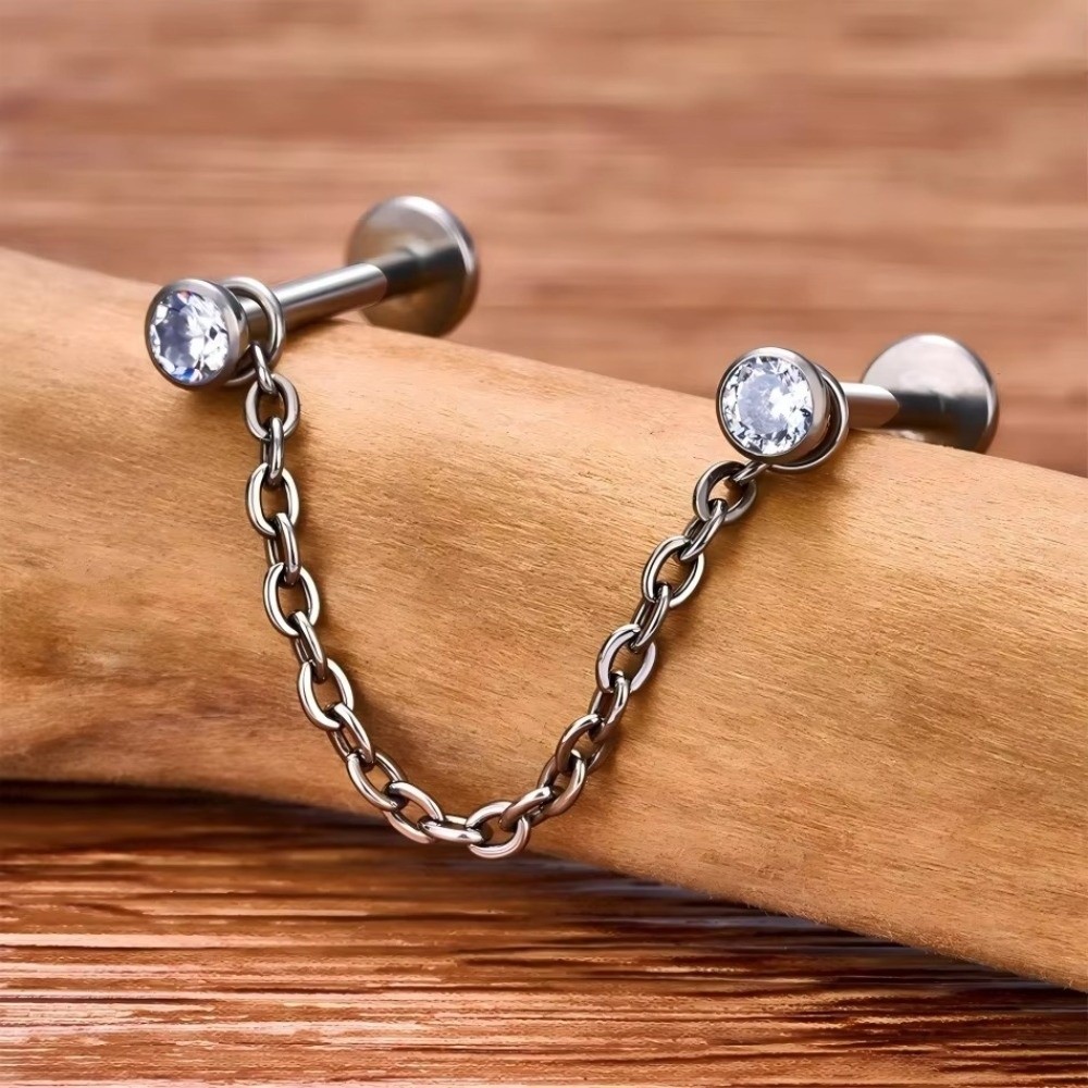 Titanium Nose Chain Three Laye - огляд і ціна Body Jewelry Piercing