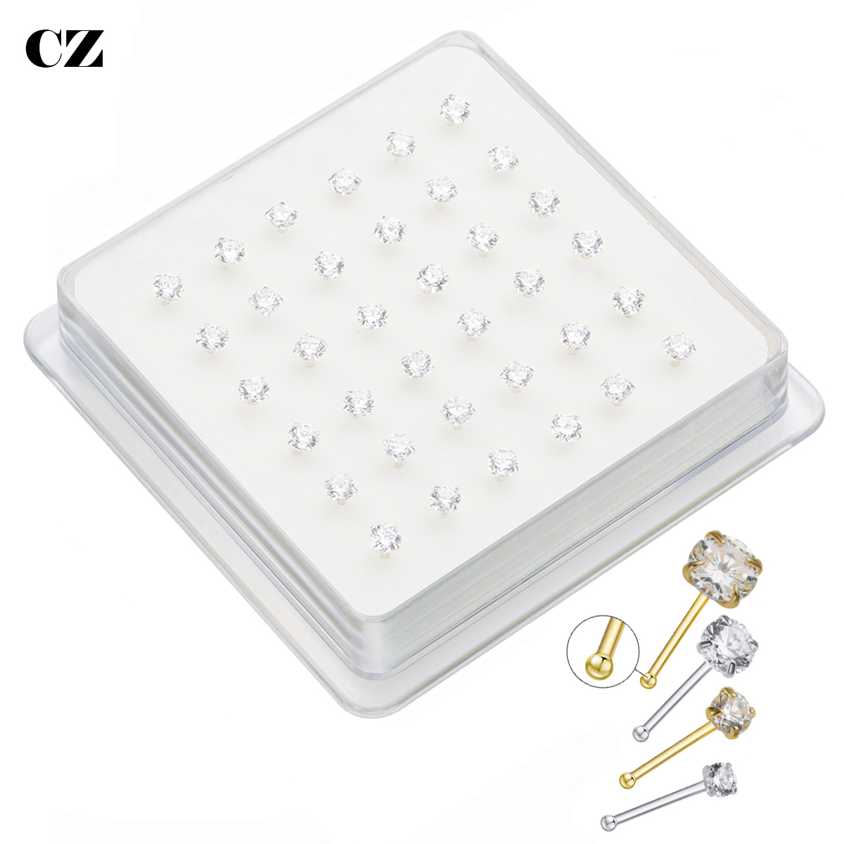 36Pcs/Pack 925 Sterling Silver - огляд і ціна Body Jewelry Indian