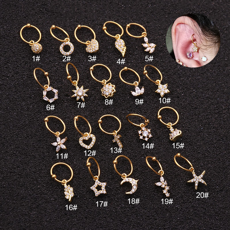1Pc Universal ring Hoop earrin - огляд і ціна Body Jewelry Universe