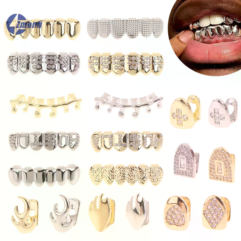 Hip Hop Metal Teeth Grillz Top - огляд і ціна Body Jewelry Universe