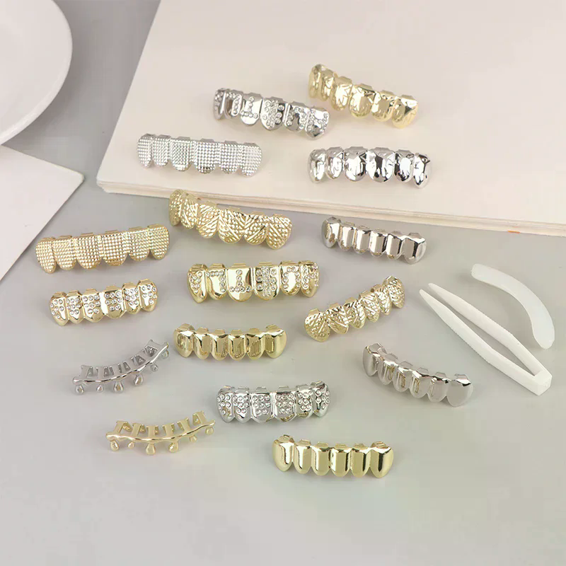 Hip Hop Metal Teeth Grillz Top - огляд і ціна Body Jewelry Universe