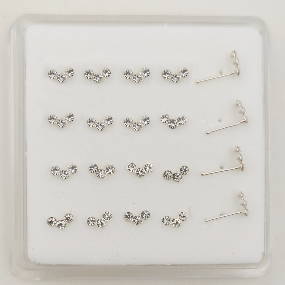 925 Sterling silver crystal no - огляд і ціна Body Jewelry Indian