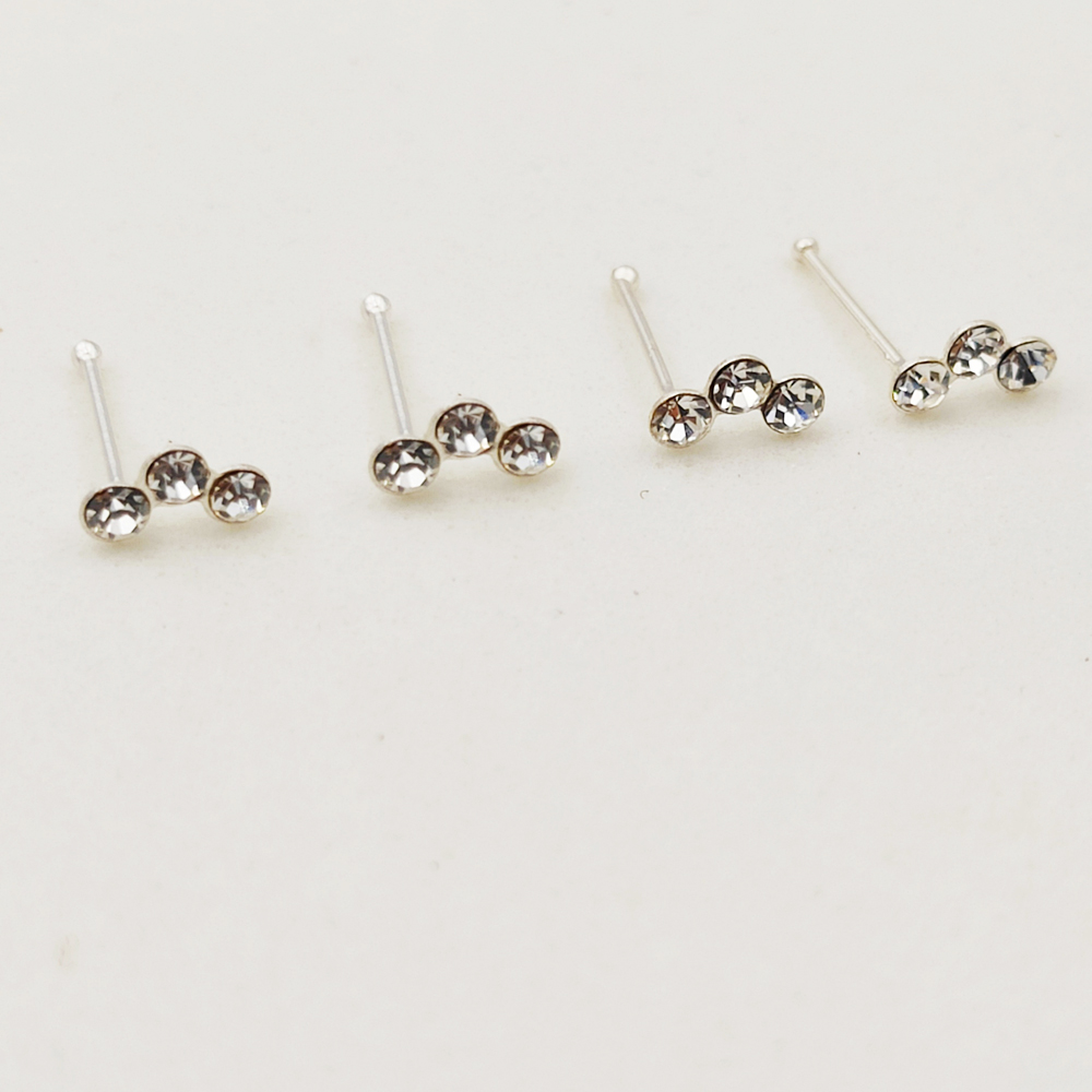 925 Sterling silver crystal no - огляд і ціна Body Jewelry Indian