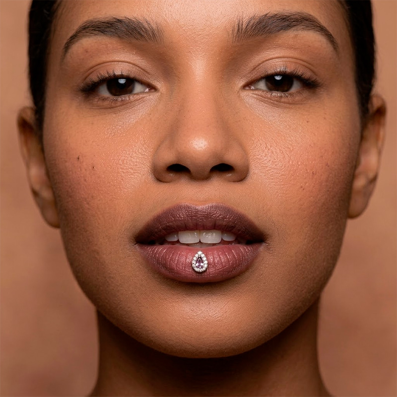 316L Stainless Steel Labret St - огляд і ціна Body Jewelry Back