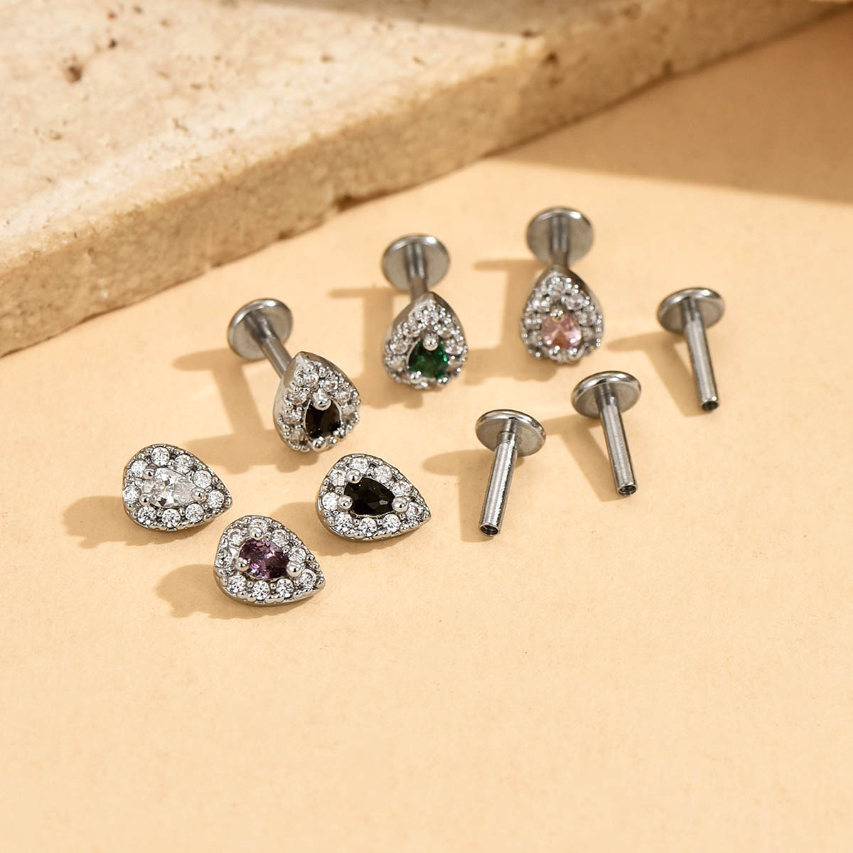 316L Stainless Steel Labret St - огляд і ціна Body Jewelry Back