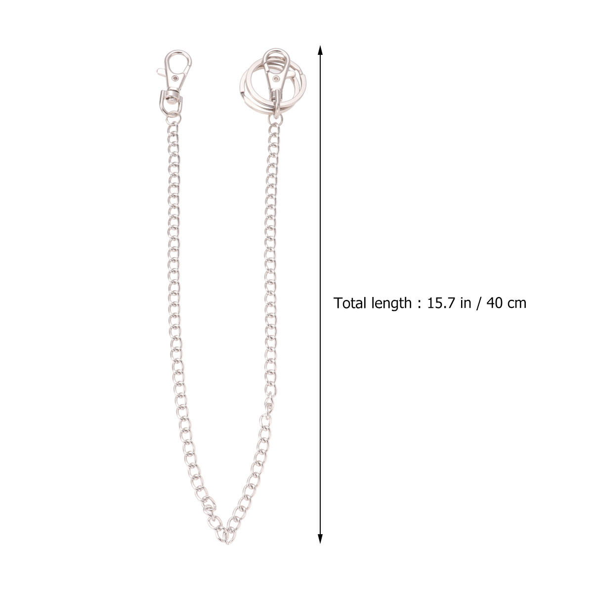 2Pcs Silver Metal Pants Chain  - огляд і ціна Body Jewelry Universe