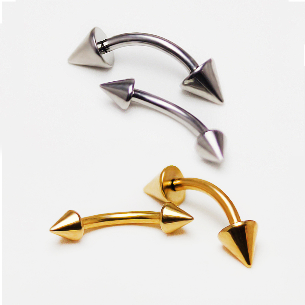F136 Titanium Piercing 3-5mm O - огляд і ціна Eyebrow Curved Barbell