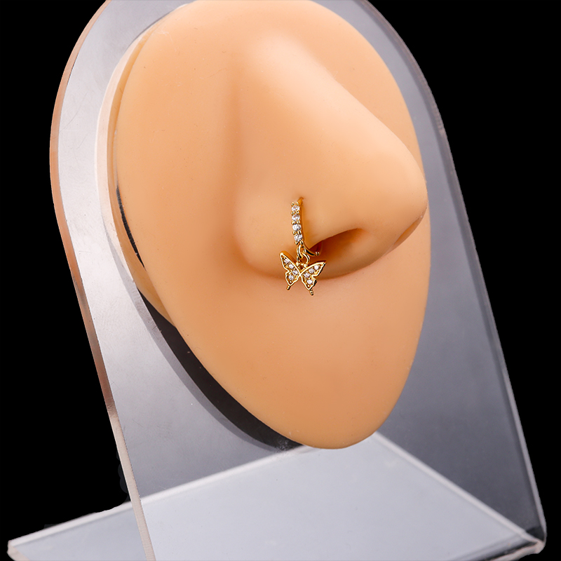 Stainless Steel Nose Ring with - огляд і ціна Body Jewelry Indian
