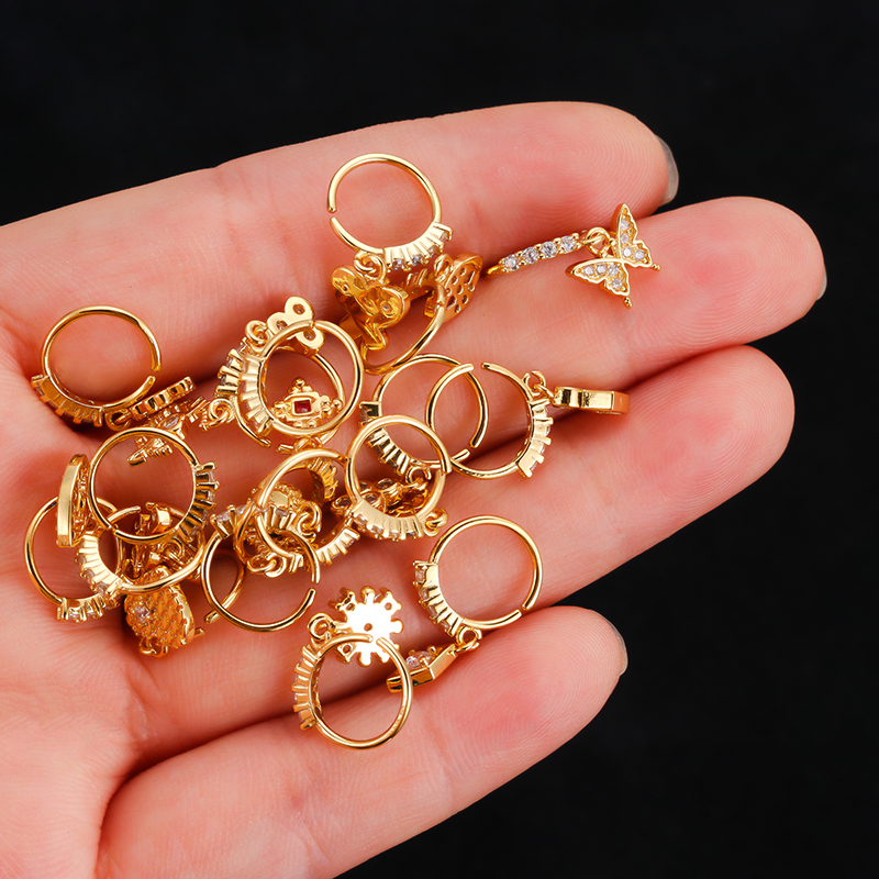 Stainless Steel Nose Ring with - огляд і ціна Body Jewelry Indian