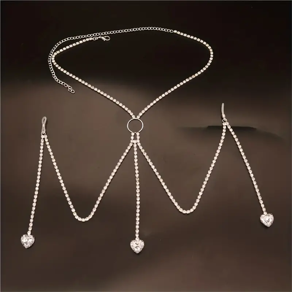 Sexy Fashion M Shape Body Chai - огляд і ціна Body Jewelry Nipple Chain