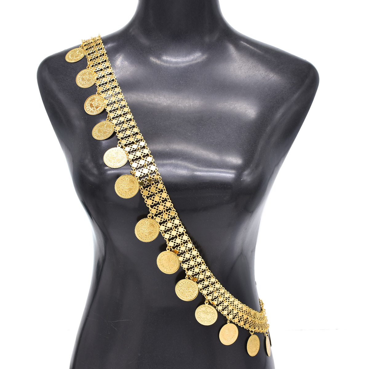 Gold Plated Simple Large Coins - огляд і ціна Body Jewelry Indian